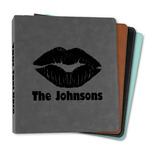 Lips n Hearts Leather Binder - 1" (Personalized)