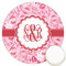 Lips n Hearts Icing Circle - Large - Front