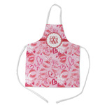 Lips n Hearts Kid's Apron w/ Couple's Names