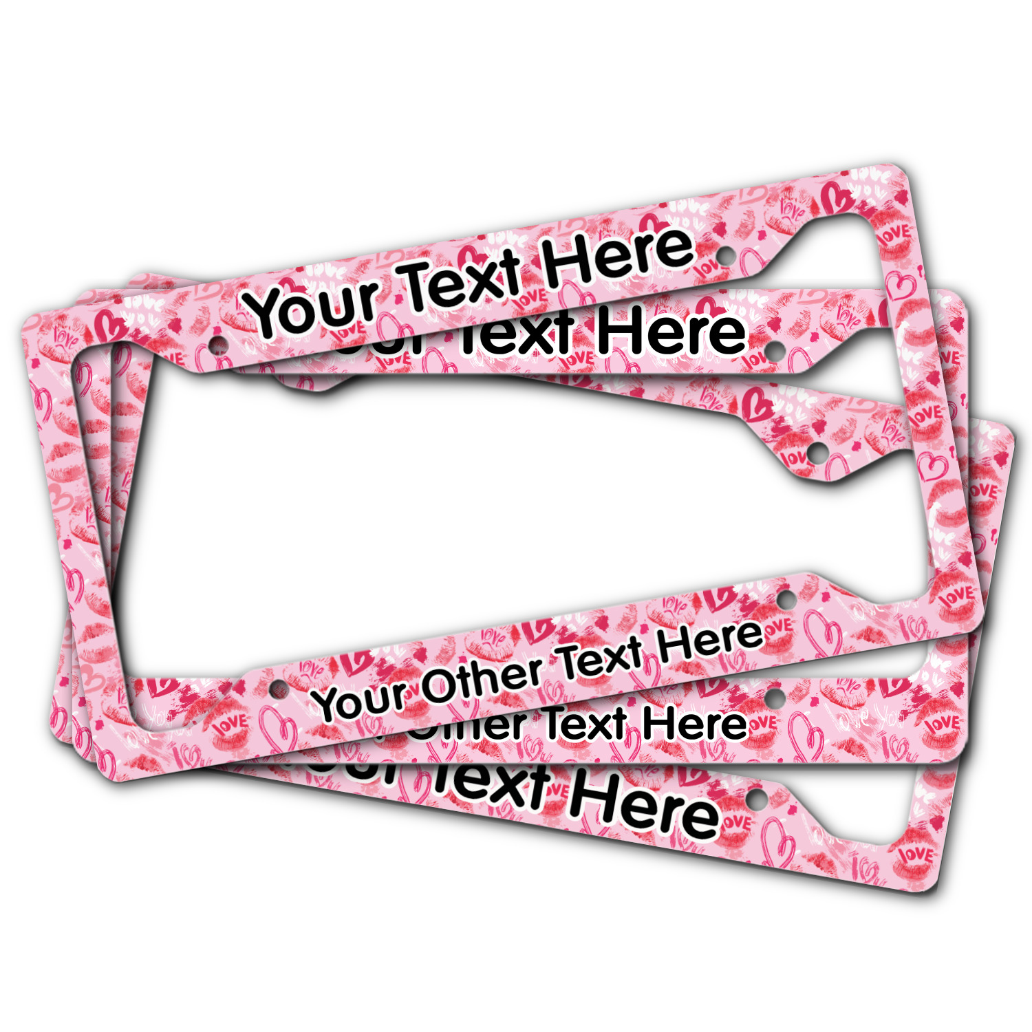 Heart Cute License Plate Frames - Buy Heart Cute License Plate Frames  Product on