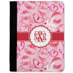 Lips n Hearts Notebook Padfolio w/ Couple's Names