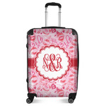 Lips n Hearts Suitcase - 24" Medium - Checked (Personalized)