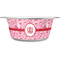 Lips n Hearts Metal Pet Bowl - White Label - Medium - Main