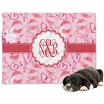 Lips n Hearts Dog Blanket - Regular (Personalized)