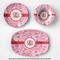 Lips n Hearts Microwave & Dishwasher Safe CP Plastic Dishware - Group