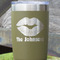 Lips n Hearts Olive Polar Camel Tumbler - 20oz - Close Up