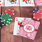 Lips n Hearts On Table with Poker Chips