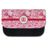 Lips n Hearts Canvas Pencil Case w/ Couple's Names