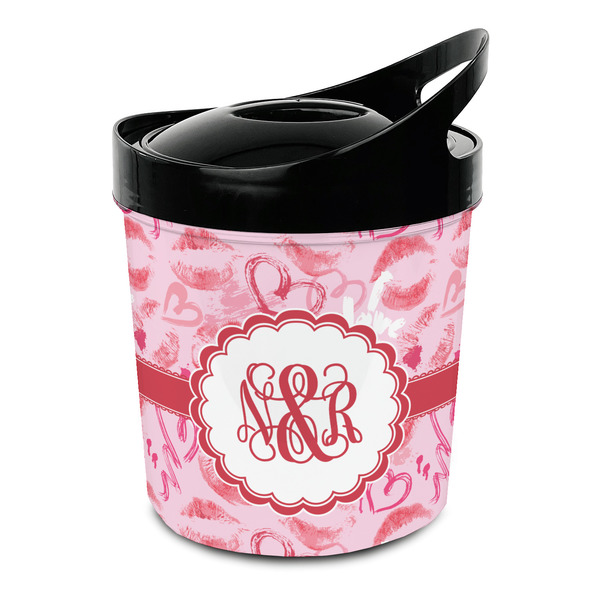 Custom Lips n Hearts Plastic Ice Bucket (Personalized)