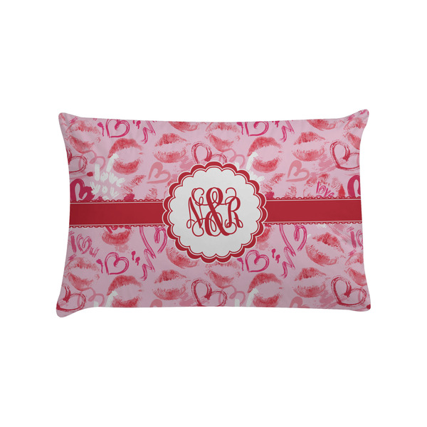 Custom Lips n Hearts Pillow Case - Standard (Personalized)