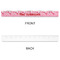 Lips n Hearts Plastic Ruler - 12" - APPROVAL