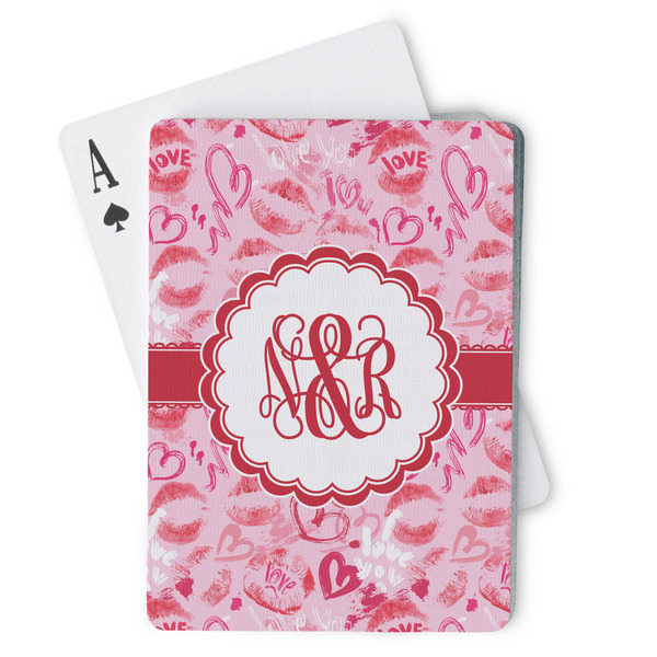 Custom Lips n Hearts Playing Cards (Personalized)