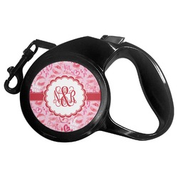 Lips n Hearts Retractable Dog Leash - Medium (Personalized)