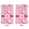 Lips n Hearts Small Laundry Bag - Front & Back View