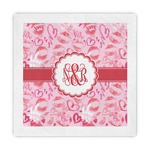 Lips n Hearts Standard Decorative Napkins (Personalized)