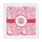 Lips n Hearts Standard Decorative Napkins (Personalized)