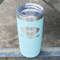 Lips n Hearts Teal Polar Camel Tumbler - 20oz - Angled