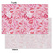 Lips n Hearts Tissue Paper - Lightweight - Small - Front & Back