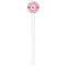 Lips n Hearts White Plastic 7" Stir Stick - Round - Single Stick