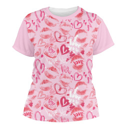 Lips n Hearts Women's Crew T-Shirt - Medium