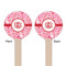 Lips n Hearts Wooden 7.5" Stir Stick - Round - Double Sided - Front & Back