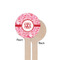 Lips n Hearts Wooden 7.5" Stir Stick - Round - Single Sided - Front & Back