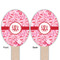 Lips n Hearts Wooden Food Pick - Oval - Double Sided - Front & Back