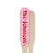 Lips n Hearts Wooden Food Pick - Paddle - Single Sided - Front & Back