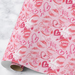 Lips n Hearts Wrapping Paper Roll - Large - Matte