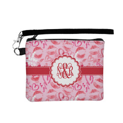 Lips n Hearts Wristlet ID Case w/ Couple's Names