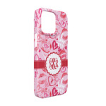 Lips n Hearts iPhone Case - Plastic - iPhone 13 Pro (Personalized)