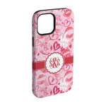 Lips n Hearts iPhone Case - Rubber Lined - iPhone 15 (Personalized)