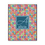 Retro Squares Wood Print - 11x14 (Personalized)