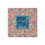 Retro Squares Wood Print - 12x12 (Personalized)