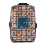 Retro Squares 15" Hard Shell Backpack (Personalized)