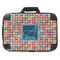 Retro Squares 18" Laptop Briefcase - FRONT