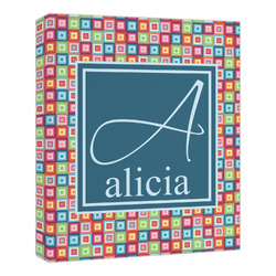 Retro Squares Canvas Print - 20x24 (Personalized)