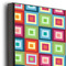 Retro Squares 20x30 Wood Print - Closeup