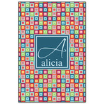 Retro Squares Wood Print - 20x30 (Personalized)