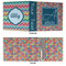 Retro Squares 3 Ring Binders - Full Wrap - 3" - APPROVAL