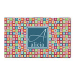 Retro Squares 3' x 5' Patio Rug (Personalized)