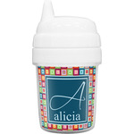 Retro Squares Baby Sippy Cup (Personalized)