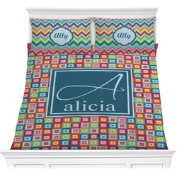 Retro Squares Comforters (Personalized)