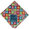 Retro Squares Cloth Napkins - Personalized Dinner (Folded Four Corners)