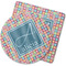 Retro Squares Coasters Rubber Back - Main