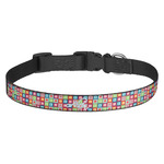 Retro Squares Dog Collar (Personalized)