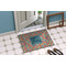 Retro Squares Door Mat Lifestyle