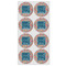 Retro Squares Drink Topper - Medium - Set of 12