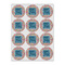 Retro Squares Drink Topper - Small - Set of 12