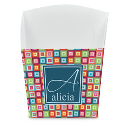 Retro Squares French Fry Favor Boxes (Personalized)